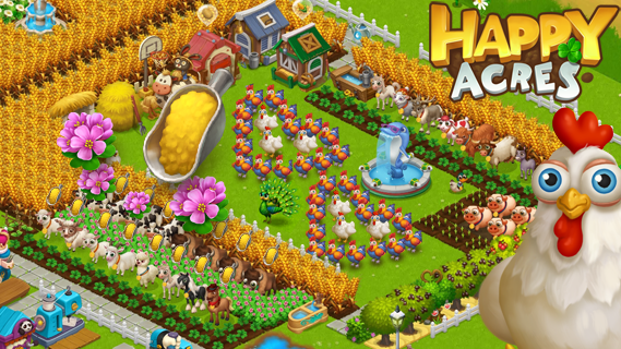 <p><strong>Play Happy Acres, the world’s happiest farming game!</strong></p>
