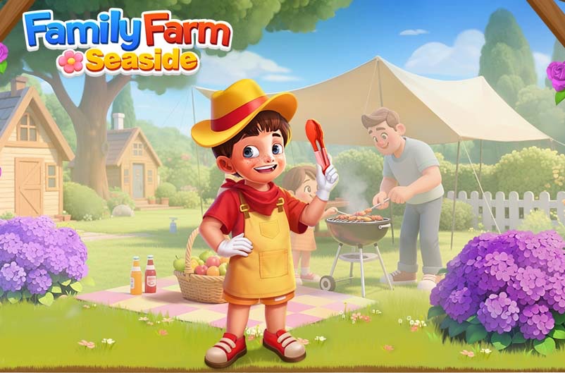 Family Farm Seaside - Family Barbecue